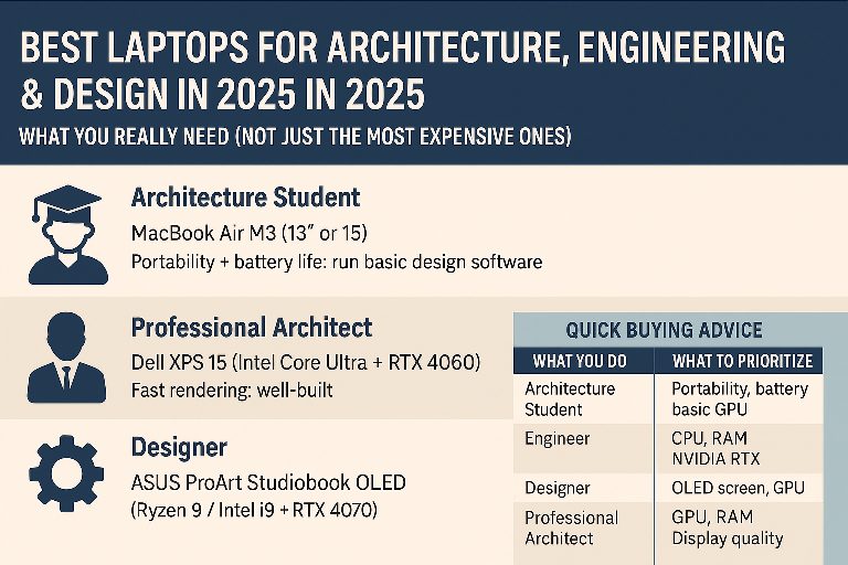 The Best Laptops for Students, Architects, Engineers, and Designers in ...