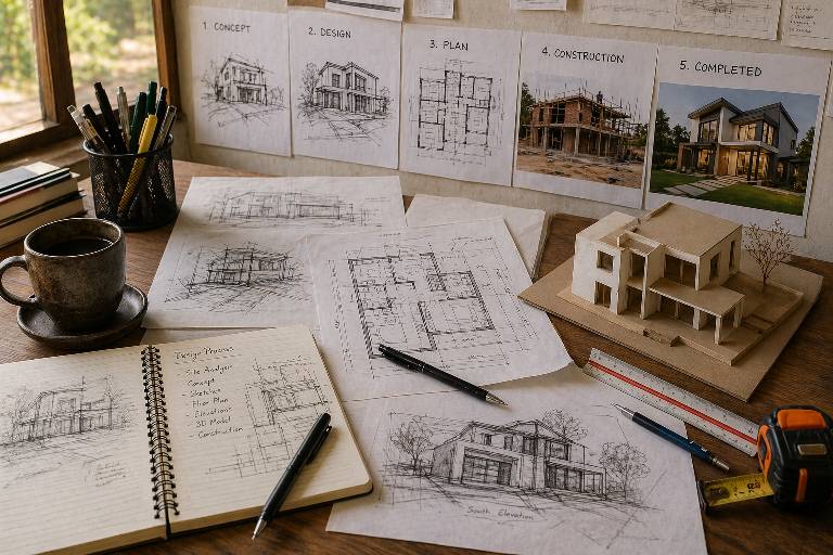 Step-by-Step Process of Designing and Building a House | HezArch